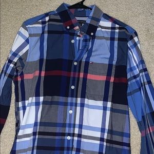 Tommy Hilfiger plaid dress shirt